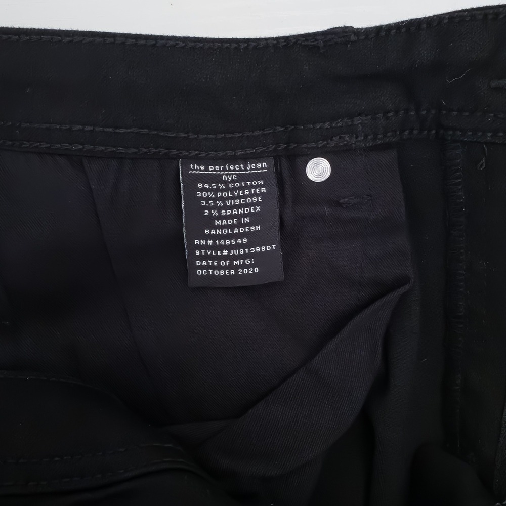 The Perfect Jean NYC Athletic Fit Men 32x34 Black Stretch Denim Cotton Blend - Picture 7 of 15